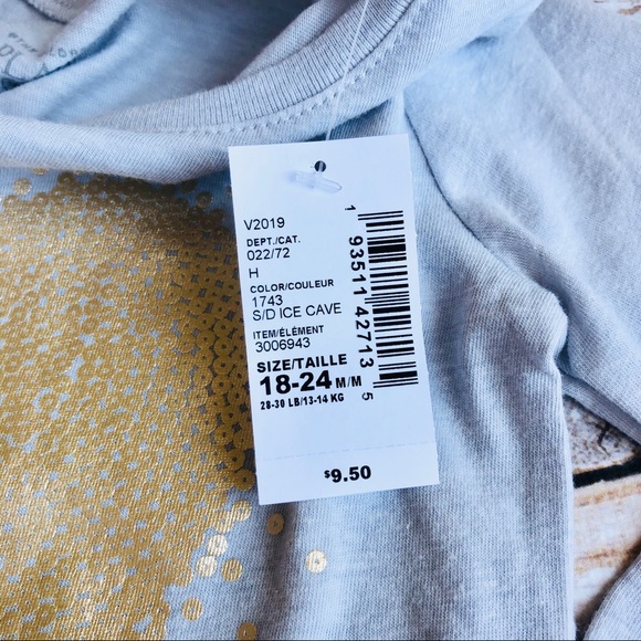 The Children’s Place Long Sleeve Tee - Size 18-24M - Picture 4 of 4